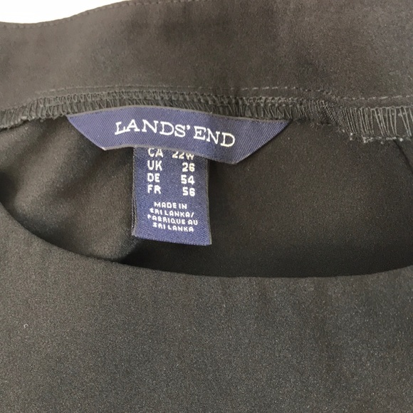 Lands’ End Scoop Neck Pullover Blouse 22W - Picture 5 of 6